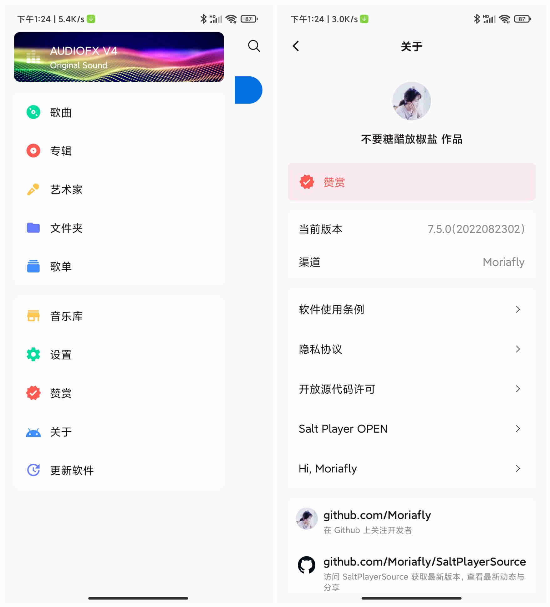 安卓椒盐音乐v10.6.0-beta01 可悬浮歌词的播放器-智点